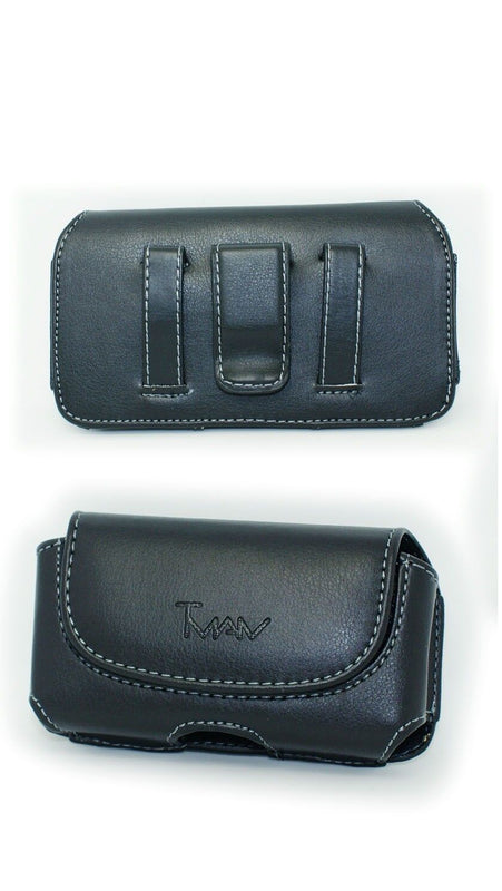 Leather Case Pouch W Belt Clip For Apple Iphone 5 5C 5S Fits With Lifeproof Case
