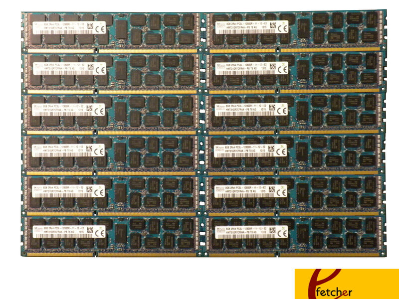 128Gb (16 X 8Gb) Ddr3 Pc3-12800R 1600Mhz Ecc Reg Server Memory Ram Upgrade