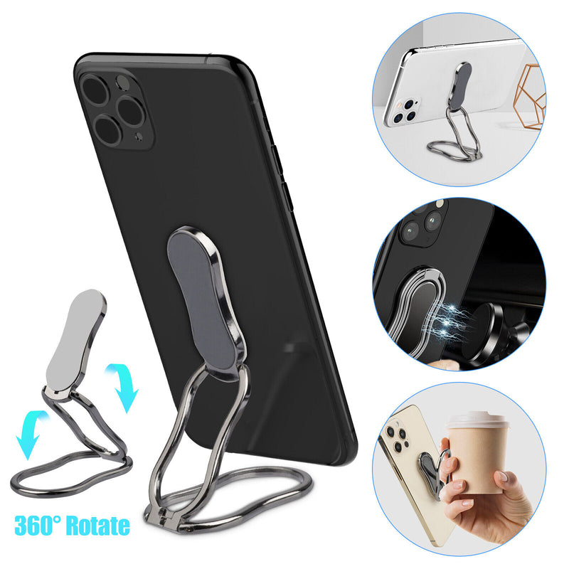 360°Rotating Finger Ring Holder for Cell Phone Universal Back Grip Folding Stand