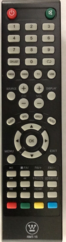 Genuine New Westinghouse Remote For Vr-3236 Vr-3730 Vr-5535Z Vr-6025Z Vr-6090Z