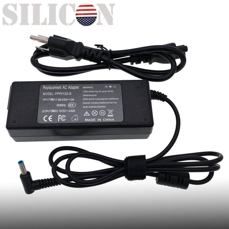 For Hp Envy X360 15-Bp194Cl 4Kt96Ua Ac Adapter Power Cord Battery Charger 90W