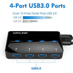 7 In 1 Type A Adapter With 4 Usb 3 0 Data Ports Smart Charging Port Usb B Port Dc Power Jack For Windows Xp Vista 7 8 10 Mac 10 1 Above