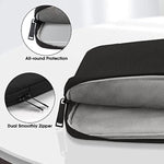 15.6 inch Carrying Computer Bag Accessories Polyester Case with Pocket Compatible with HP, ASUS, Lenovo, Acer