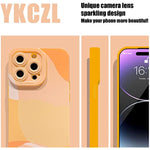 Heart Pattern Full Camera Lens Protective Slim Soft Shockproof Phone Case for iPhone 14 Pro Max 717