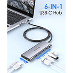 3 3Ft Long Cable Usb C Multiport Hub With 4K Hdmi Compatible 2023 2016 Macbook Pro New Mac Air Imac Mac Mini