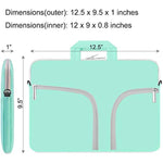 11.6 12.3 inch Neoprene Laptop Case Bag Handle Compatible with Acer Chromebook r11/HP Stream/Samsung/ASUS C202 L210 / Microsoft Surface Pro 7/3/4/5/6/Dell 33
