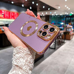 Cute Love Heart Soft Back Cover Raised Full Camera Lens Protection Case for iPhone 14 Pro Max 522