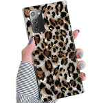 Samsung Galaxy Note 20 Case Luxury Sparkle Glitter Bling Leopard Cheetah Print Pattern