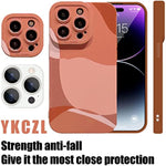 Heart Pattern Full Camera Lens Protective Slim Soft Shockproof Phone Case for iPhone 14 Pro Max 694