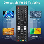 Pack of 2 2022 New Remote Control Compatible for LG UHD OLED QNED NanoCell 4K 8K Smart TV with Netflix