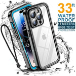 Full Body Shockproof Protective Case with Built in 9H Tempered Glass Screen Protector for iPhone 14 Pro Max 655