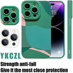 Heart Pattern Full Camera Lens Protective Slim Soft Shockproof Phone Case for iPhone 14 Pro Max 692