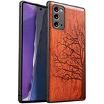 Shockproof Protective Cover Unique Classy Wooden Case Compatible With Samsung Note20 5G