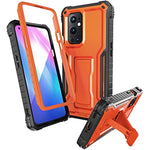 Shockproof Case Built In Screen Protector And Kickstand Compatible With Oneplus 9 Pro