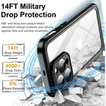 Full Body Shockproof Protective Case with Built in 9H Tempered Glass Screen Protector for iPhone 14 Pro Max 651
