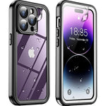 Full Body Shockproof Protective Case with Built in 9H Tempered Glass Screen Protector for iPhone 14 Pro Max 619