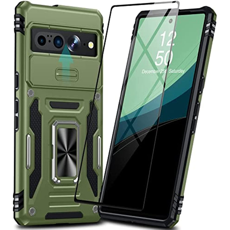 Google Pixel 7 Pro Case With Screen Protector Sliding Camera Cover