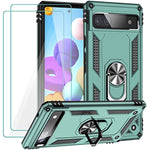 Google Pixel 6A Case With Tempered Glass Screen Protector