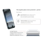 Zagg Invisibleshield Glass Screen Protector Hd Tempered Glass For Iphone Xs X Impact Scratch Protection Easy To Apply Tools Included 2 Pack