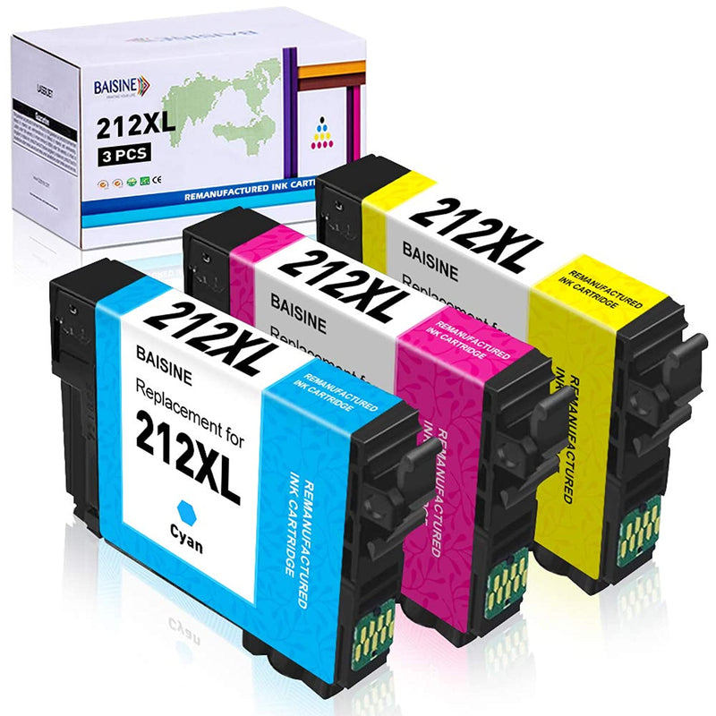 Xp4100 212Xl Ink Cartridge Replacement For Epson 212Xl 212 Xl T212Xl T212 Expression Home Xp 4100 Xp 4105 Workforce Wf 2830 Wf 2850 Printer 1 Cyan 1 Yellow 1