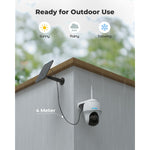 Security Outdoor Camera Wireless Solar Powered with 2K Night Vision 2.4/5 GHz Wi-Fi