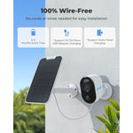 Wireless Outdoor Security Camera 2K Resolution Argus 3/Duo with Solar Panel