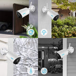 Argus Eco Wireless Camera with Solar Panel 1080P Home Security IR Night Vision SD