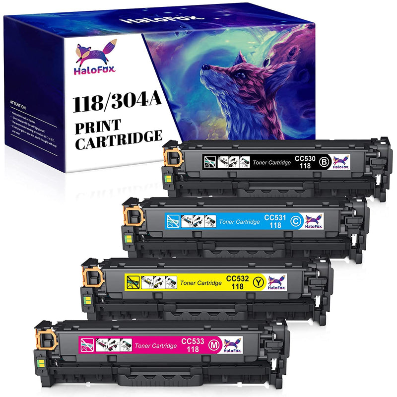Toner Cartridge Replacement For Canon 118 Hp 304A For Canon Color Imageclass Mf8580Cdw Mf8380Cdw Mf8350Cdn Mf726Cdw For Hp Color Pro Cp2025Dn Cm2320Nf Printer