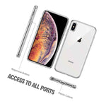 For Iphone Xs Max Case Thin Slim Fit Hybrid Shockproof Clear Cover Lumos