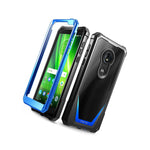 For Motorola Moto G6 Play Case Poetic Shock Absorbing Protection Cover Blue
