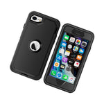 For Iphone Se 2Nd 2020 Case Heavy Duty Shockproof Belt Cover W Screen Protector
