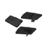 For Iphone 6 6S Black Hard Holster Belt Clip Kickstand Skin Case Cover