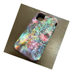 For Iphone 11 6 1 Hard Hybrid Armor Case Cover Watercolor Mandala Flowers