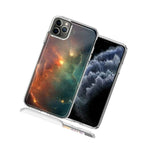 For Apple Iphone 12 Pro 12 Nebula Design Double Layer Phone Case Cover