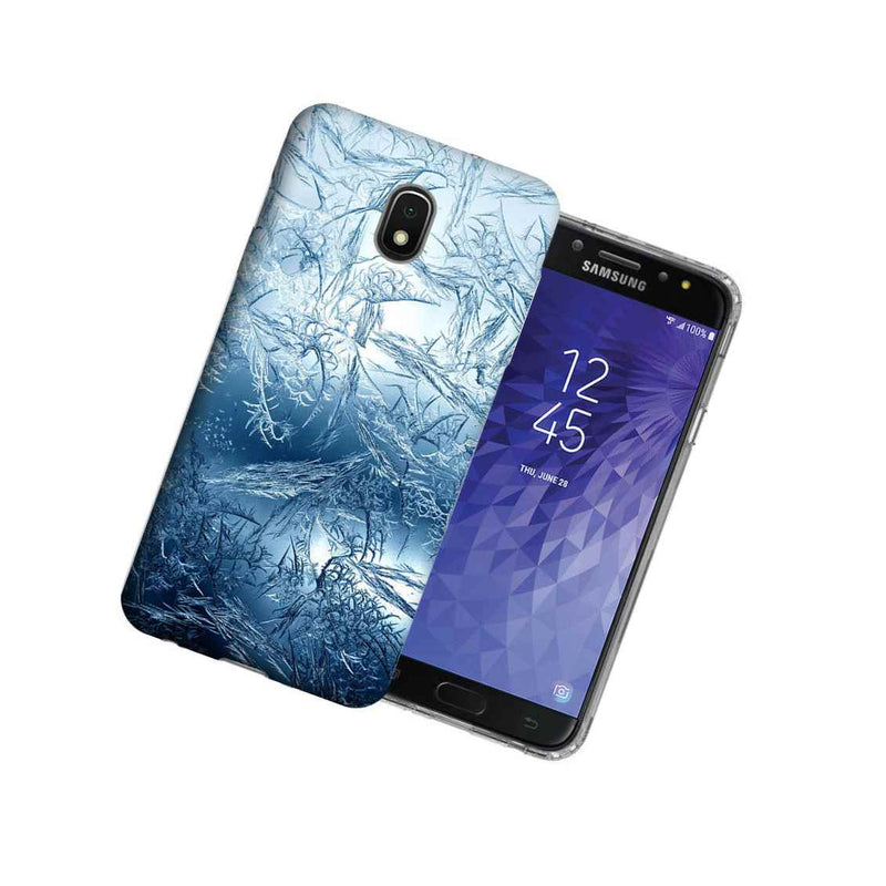 For Galaxy J7 J737 Crown Refine Aura Blue Ice Slim Phone Case