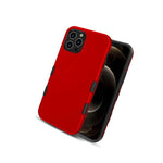Iphone 12 Pro Max 6 7 Hard Hybrid Shockproof Nonslip Case Cover Red Black