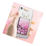 Iphone 7 8 Iphone Se 2Nd Gen Perfume Bottle Floating Liquid Pink Heart Case