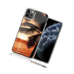 For Apple Iphone 12 Mini Paradise Sunset Design Double Layer Phone Case Cover
