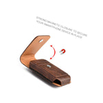 Oneplus 7T Pro Brown Leather Vertical Holster Pouch W Swivel Belt Clip Case