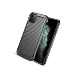 Iphone 11 Pro Max 6 5 Hard Rugged Hybrid Armor Impact Case Black Carbon Fiber