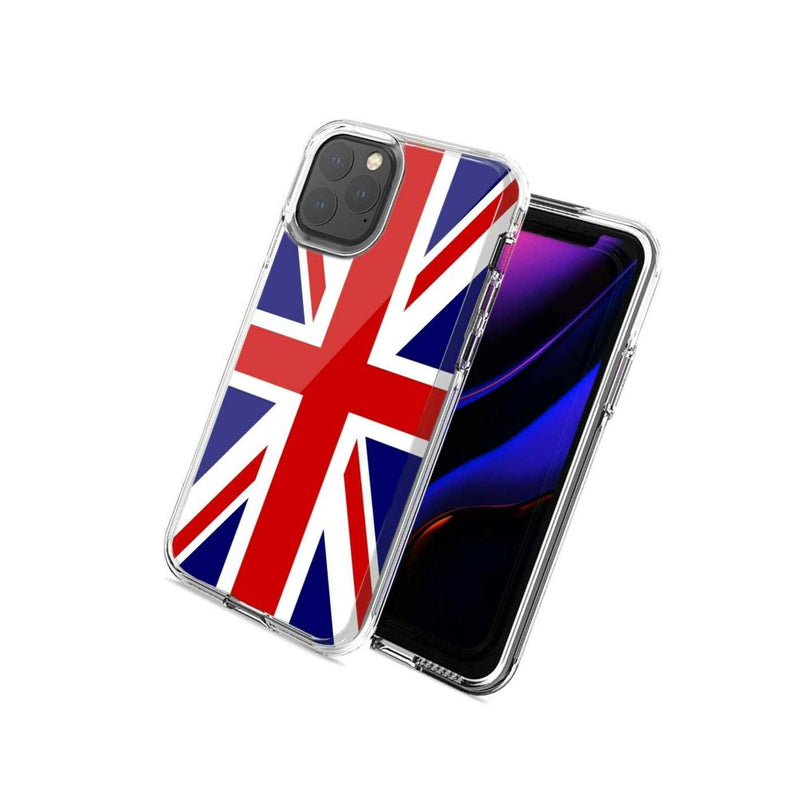 For Apple Iphone 12 Pro Max Uk Uk British Flag Design Double Layer Phone Case