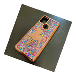 For Oneplus Nord N100 Floating Waterfall Liquid Glitter Case Rose Gold Unicorn