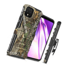 Camo Belt Clip Holster Heavy Duty Phone Cover Hard Case For Google Pixel 4 Xl