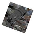 For Lg V50 Thinq Case Black Holster Belt Clip Kickstand Shockproof Phone Cover