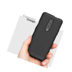 Encased Oneplus 7 Case Thin Armor Slim Fit Flexible Grip Phone Cover Black