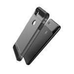 Google Pixel 3A Xl Case Scorpio Series Heavy Duty Rugged Phone Cover Gray