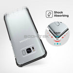 For Samsung Galaxy S8 Clear Cover Shockproof Soft Gel Case