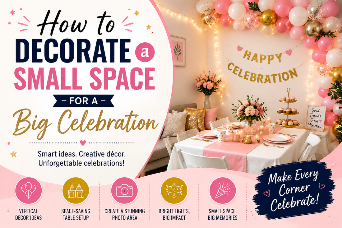 🎉 How to Decorate a Small Space for a Big Celebration