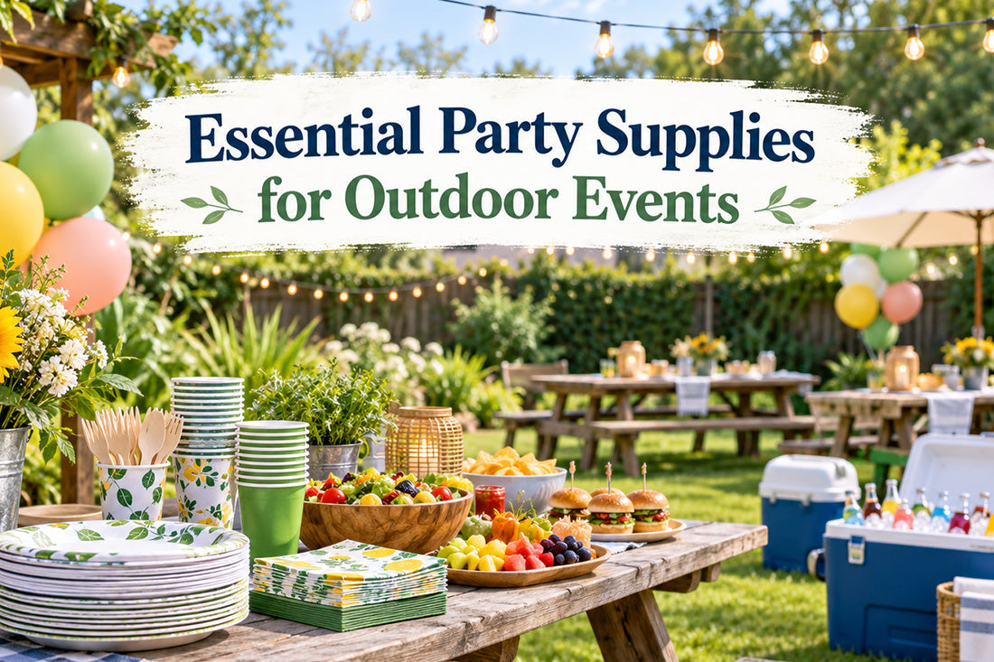 Party Supplies for Outdoor Events