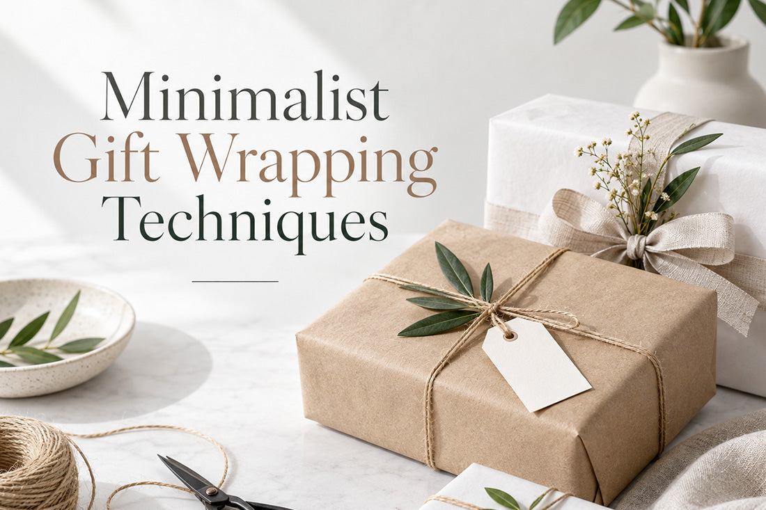 Minimalist Gift Wrapping